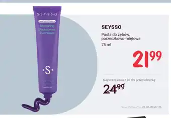 Pasta do zębów Seysso porzeczkowo-miętowa