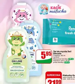 Dino Żel do mycia 3w1 On Line Dinusie Gruszkozaur oferta