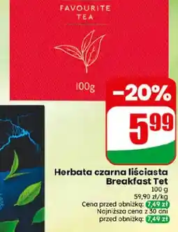 Dino Herbata czarna liściasta Everyday Breakfast Tet oferta