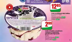 Dino Lody w kubku waniliowe z sosem z czarnej porzeczki Kaprysek oferta