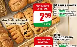 Dino Hot dog z parówką oferta