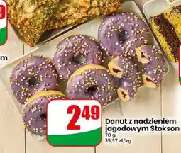 Dino Donut z nadzieniem jagodowym Stokson oferta