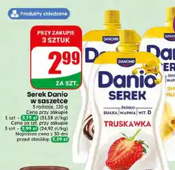 Dino Serek Danio w saszetce truskawkowy oferta