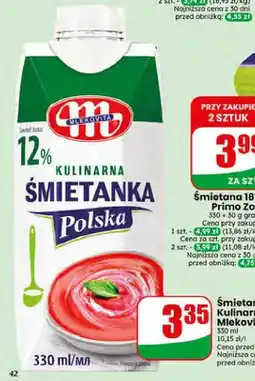 Dino Śmietanka UHT 12% Kulinarna Polska Mlekovita oferta