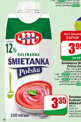 Dino Śmietanka UHT 12% Kulinarna Polska Mlekovita oferta