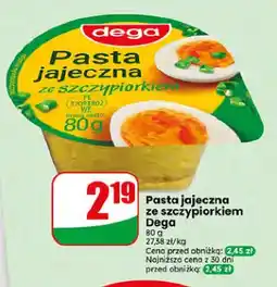 Dino Pasta jajeczna ze szczypiorkiem Dega oferta