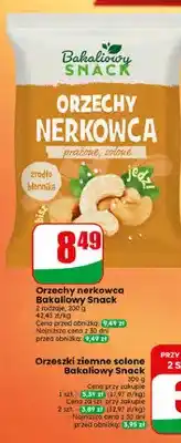 Dino Orzechy nerkowca prażone solone Bakaliowy Snack oferta