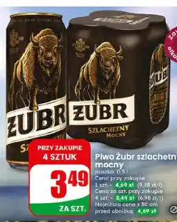 Dino Piwo Żubr Szlachetny Mocny oferta