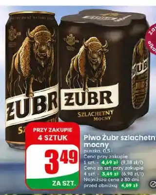 Dino Piwo Żubr Szlachetny Mocny oferta