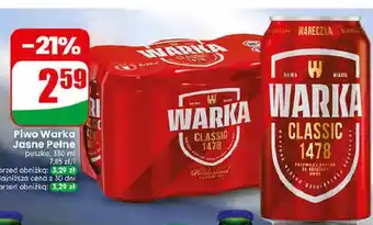 Dino Piwo Warka Jasne Pełne oferta