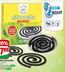 Dino Spirale Citronella La Casa de los Aromas oferta