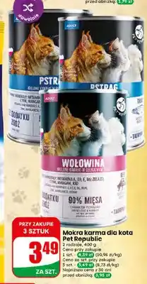 Dino Mokra karma dla kota Pet Republic Pstrąg oferta