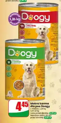 Dino Mokra karma dla psa z wołowiną Doogy oferta