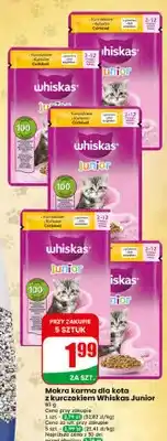 Mokra karma dla kota z kurczakiem Whiskas Junior