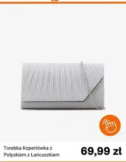 Born2be Torebka kopertówka z połyskiem z łańcuszkiem born2be oferta