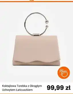 Born2be Torebka koktajlowa z okrągłym uchwytem i łańcuszkiem Born2be oferta