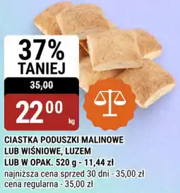 bi1 Ciastka poduszki malinowe lub wiśniowe oferta