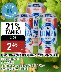 bi1 Piwo smakowe bezalkoholowe łomża oferta