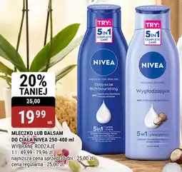 bi1 Mleczko lub balsam do ciała nivea oferta