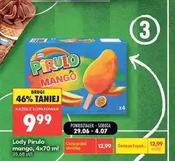 Biedronka Lody Pirulo mango oferta