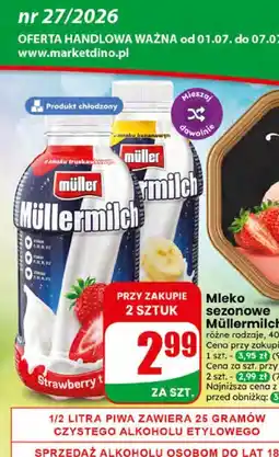 Dino Mleko sezonowe Müllermilch oferta