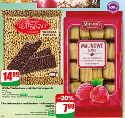 Dino Ciastka kruche z nadzieniem malinowym Mulino oferta