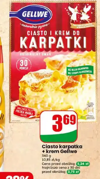 Dino Ciasto karpatka + krem Gellwe oferta