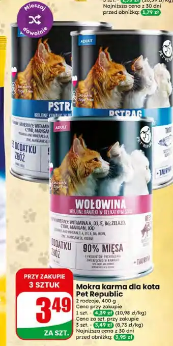 Dino Mokra karma dla kota Pet Republic oferta