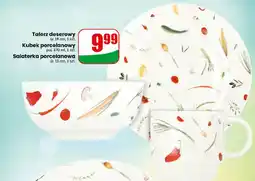 Dino Talerz deserowy, Kubek porcelanowy lub Salaterka porcelanowa oferta