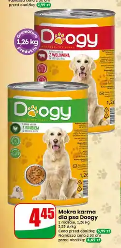 Dino Mokra karma dla psa Doogy oferta