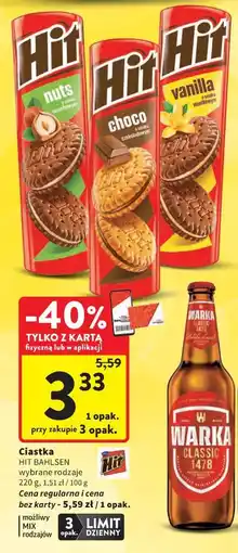 Intermarche Ciastka Hit Bahlsen oferta