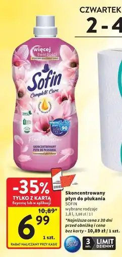 Intermarche Sofin Skoncentrowany płyn do płukania oferta