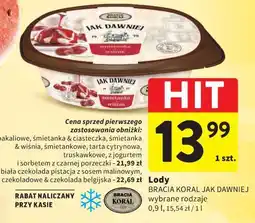 Intermarche Lody BRACIA KORAL JAK DAWNIEJ wybrane rodzaje oferta