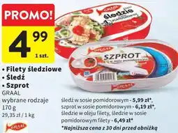 Intermarche Filety śledziowe / Śledź / Szprot GRAAL oferta