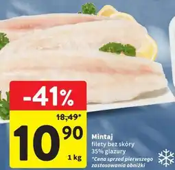 Intermarche Mintaj filety bez skóry oferta