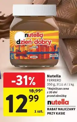 Intermarche Nutella Ferrero oferta