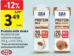 Intermarche Protein milk shake Mlekovita SBA oferta