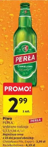 Intermarche Piwo Perła wybrane rodzaje oferta