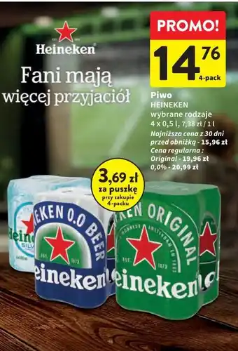 Intermarche Piwo Heineken oferta