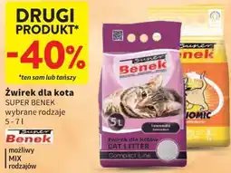Intermarche Żwirek dla kota Super Benek oferta