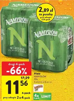 Intermarche Piwo Namysłów Pils oferta