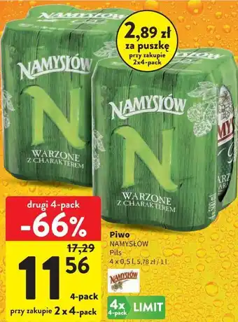 Intermarche Piwo Namysłów Pils oferta