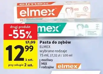 Intermarche Pasta do zębów Elmex oferta