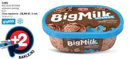 Intermarche Big Milk Intense Lody wybrane rodzaje oferta
