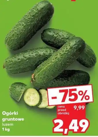 Kaufland Ogórki gruntowe luzem oferta