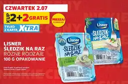 Kaufland Lisner Śledzik na raz różne rodzaje oferta