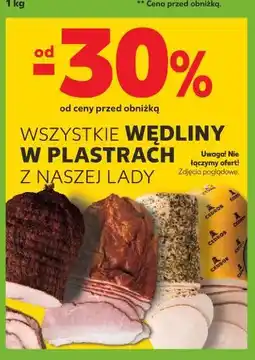 Kaufland Wszystkie wędliny w plastrach z naszej lady oferta