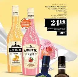 Polomarket Likier Dalkowski Advocaat lub o smaku Truskawka ze Śmietanką oferta
