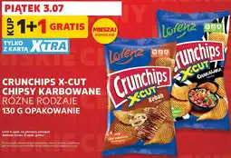 Kaufland Lorenz Crunchips X-Cut chipsy karbowane różne rodzaje oferta