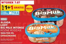 Kaufland Algida Lody Big Milk Intense Różne Rodzaje oferta